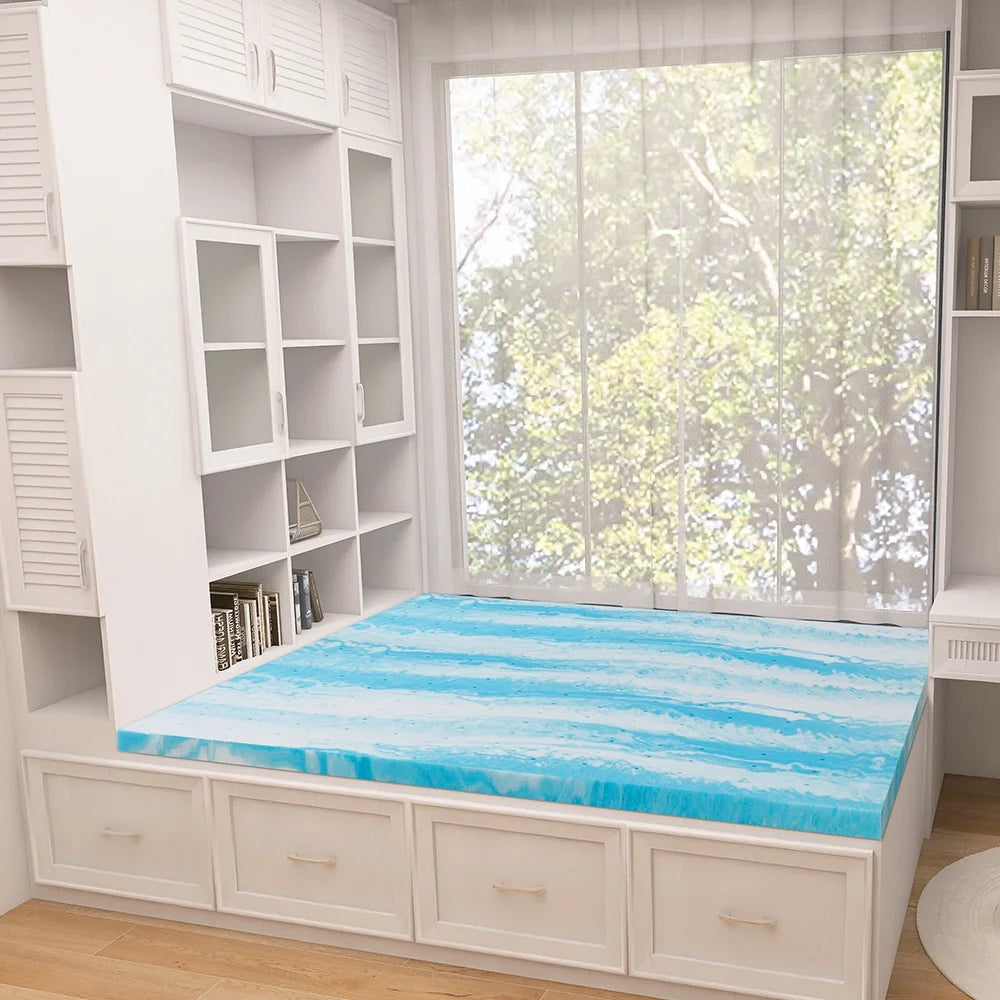 2 Inch Cooling Gel Memory Foam Mattress Topper W97437