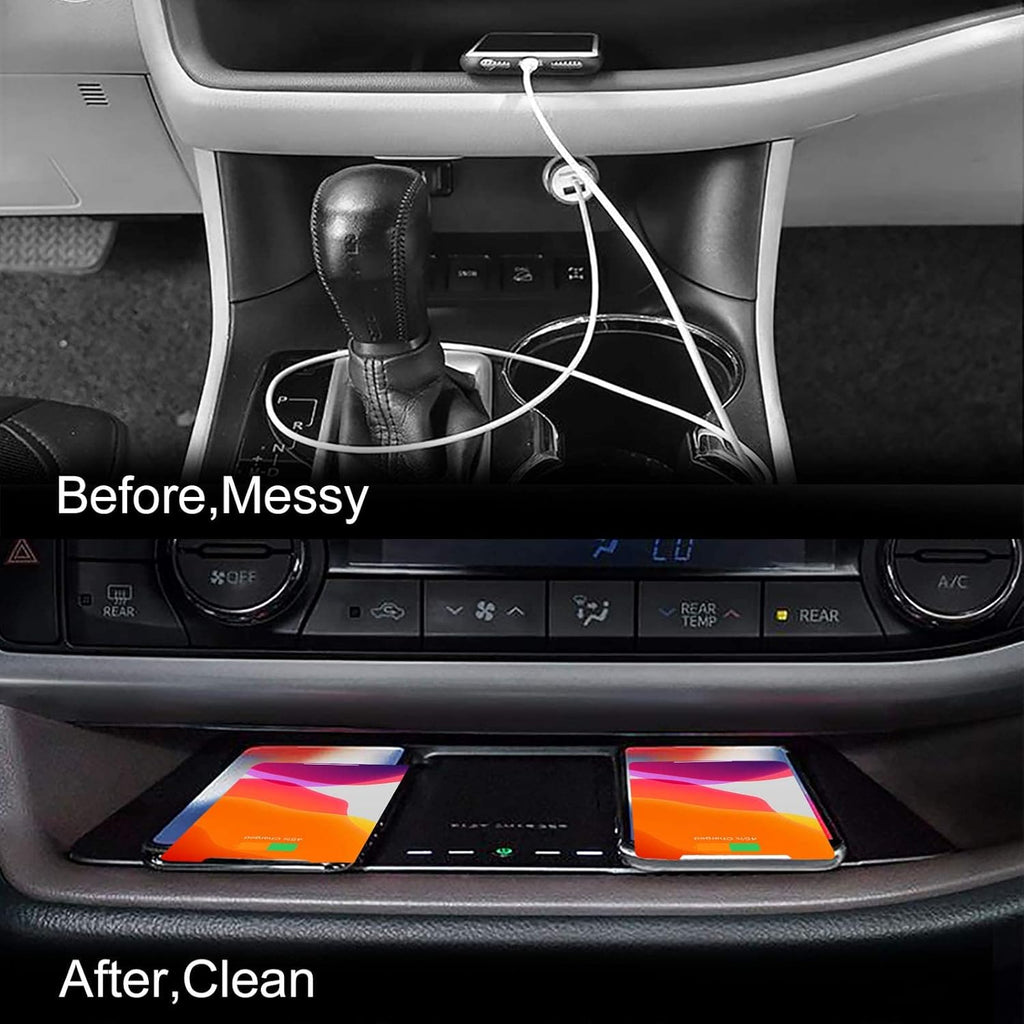 Wireless Charger for Toyota Highlander 2014-2019 with Dual Charging O567452
