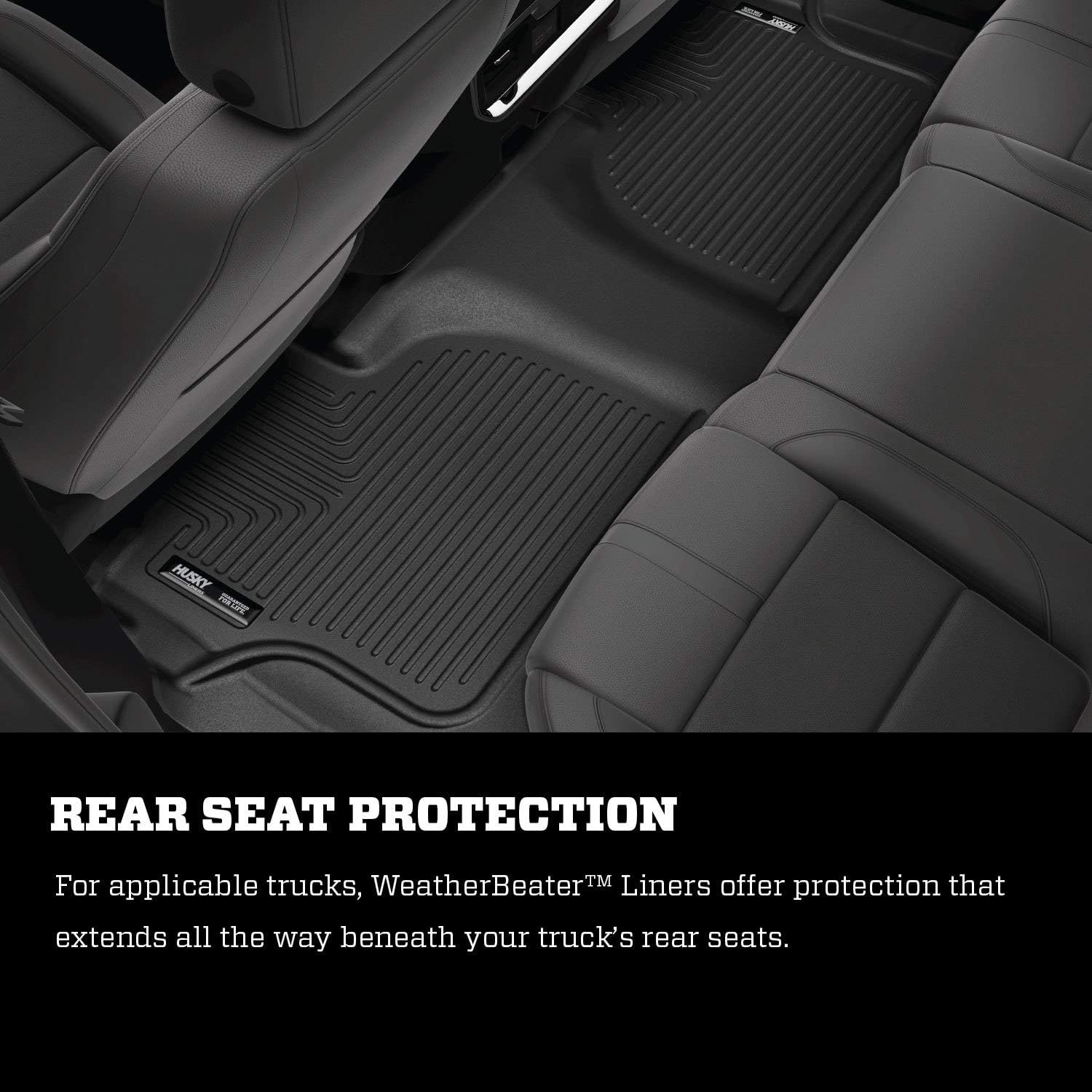 Black Front Floor Liners 2 Pcs C55025