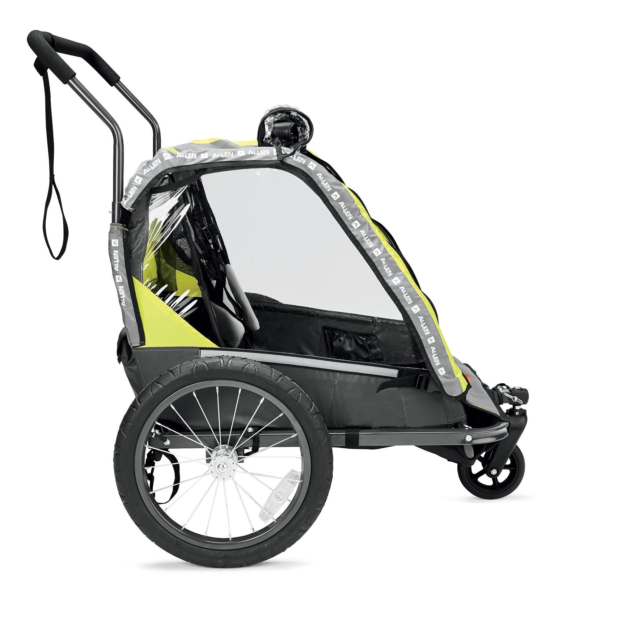 2-Child Bicycle Trailer and Stroller, Orange M477265