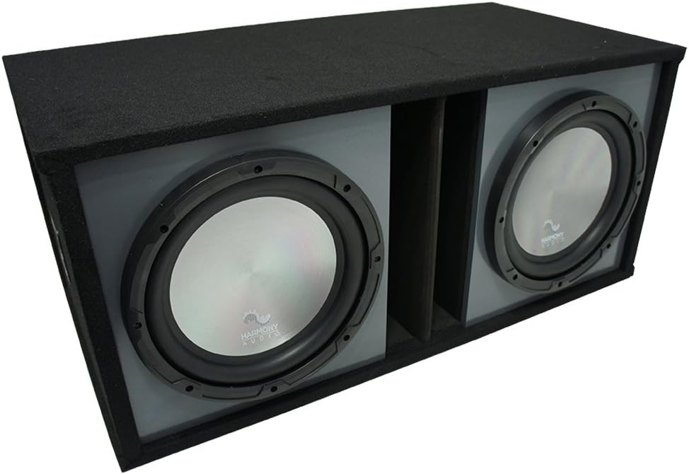 Dual 12 Subwoofer Bundle with Ported Sub Box Enclosure P63016