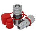 Flat Face Quick Connect Hydraulic Coupler 1/2x22 Body Size K413