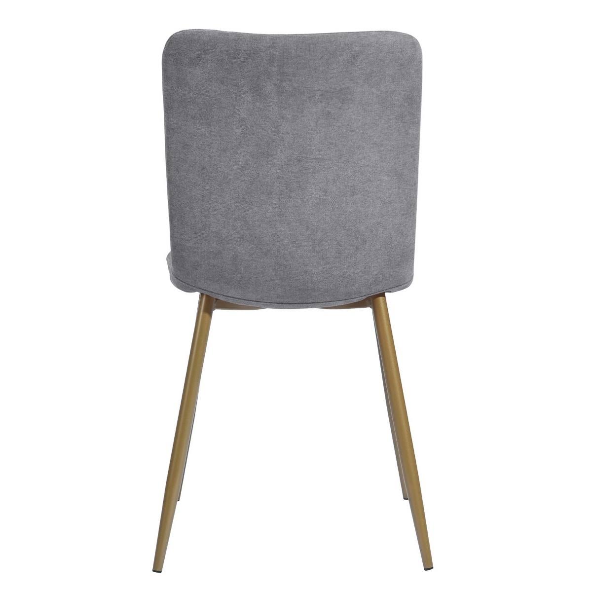 Dark Grey Upholstered Dining Chair (Set of 4) E8730