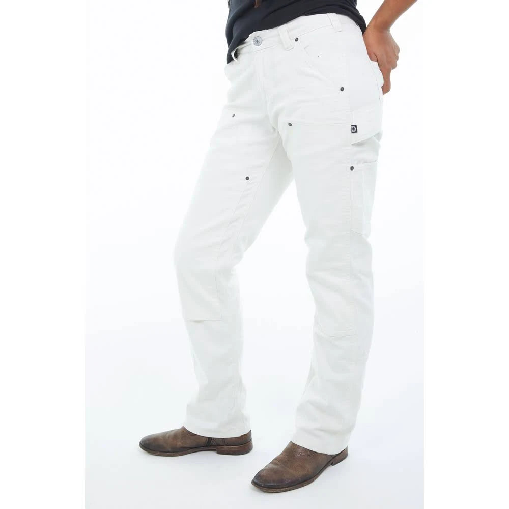 White Canvas Taskpant I62347