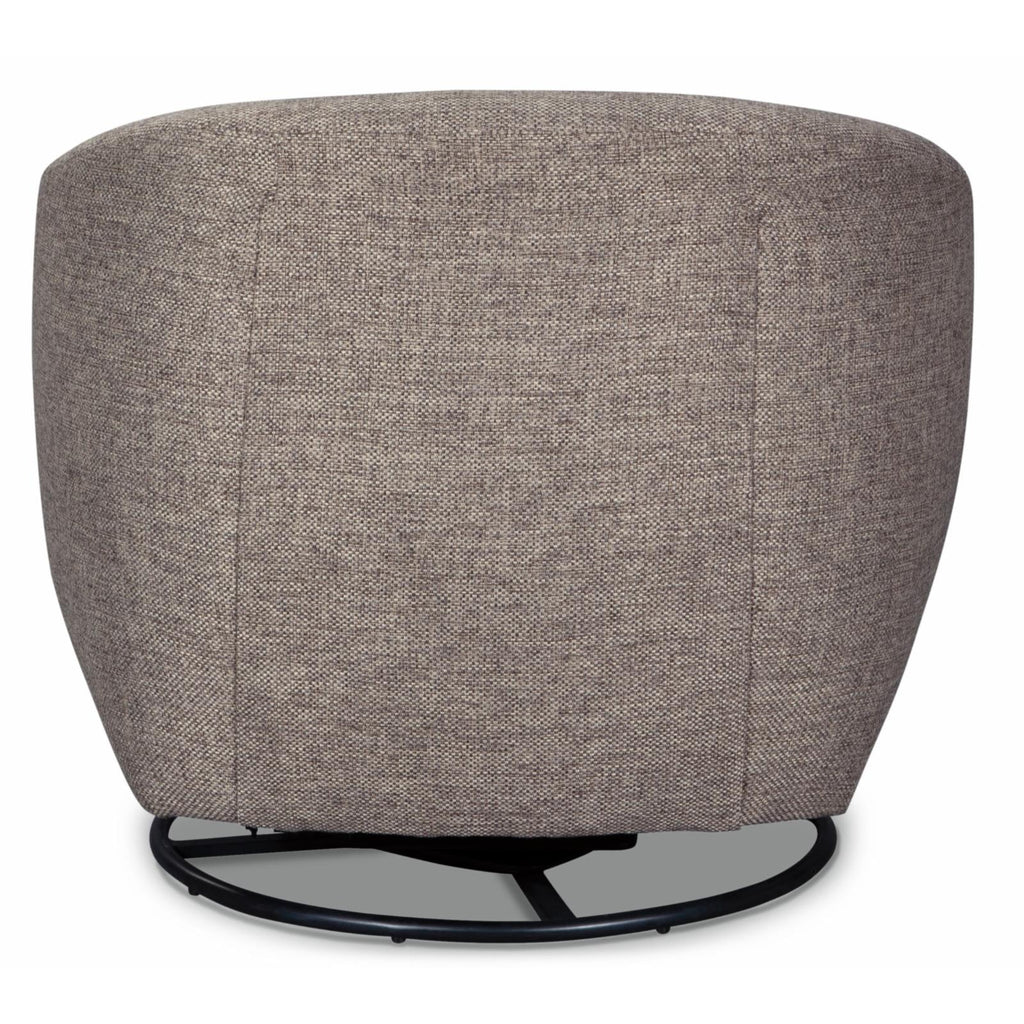 Taupe Tufted Swivel Glider A10419