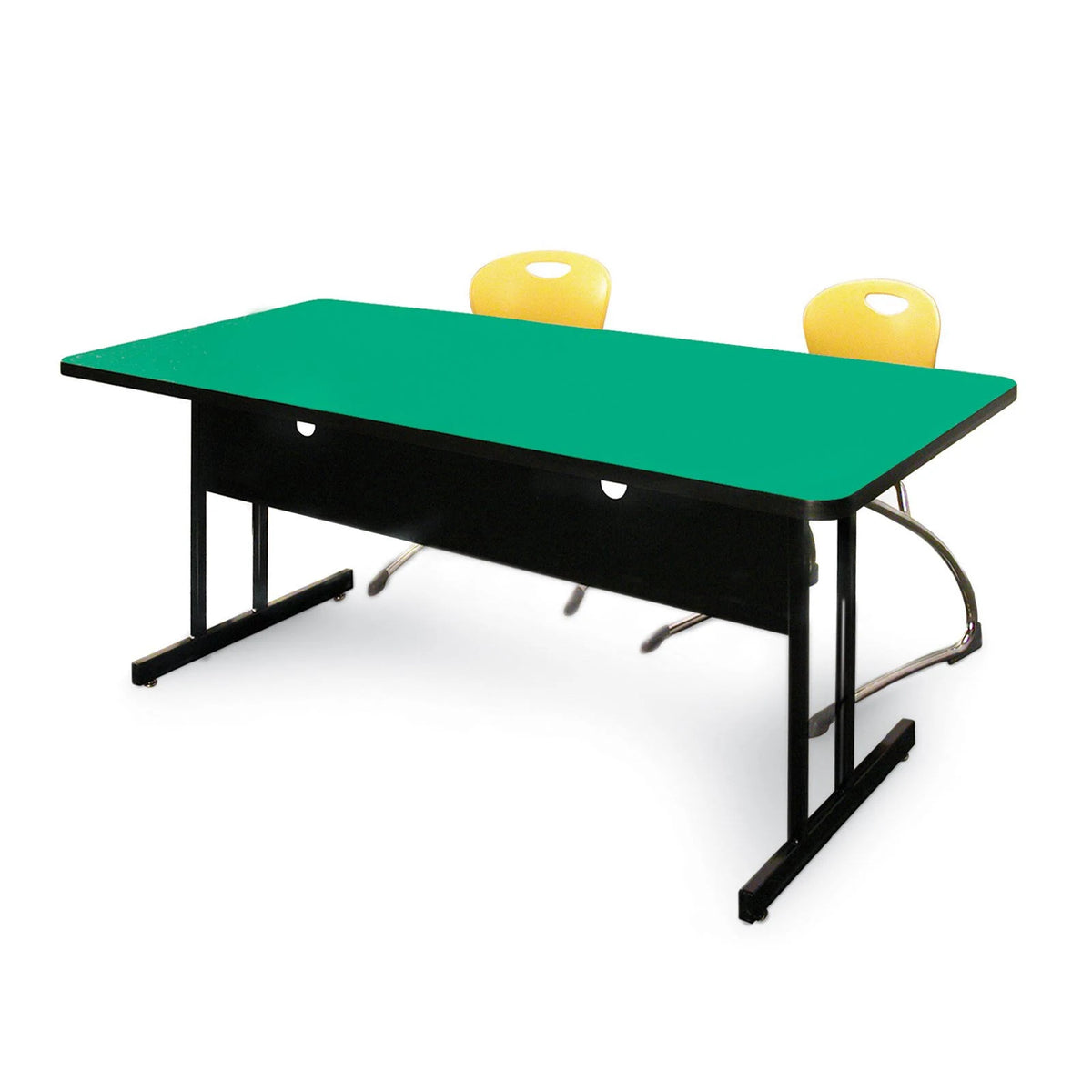 Blue High Pressure Top Computer/Training Table M8830