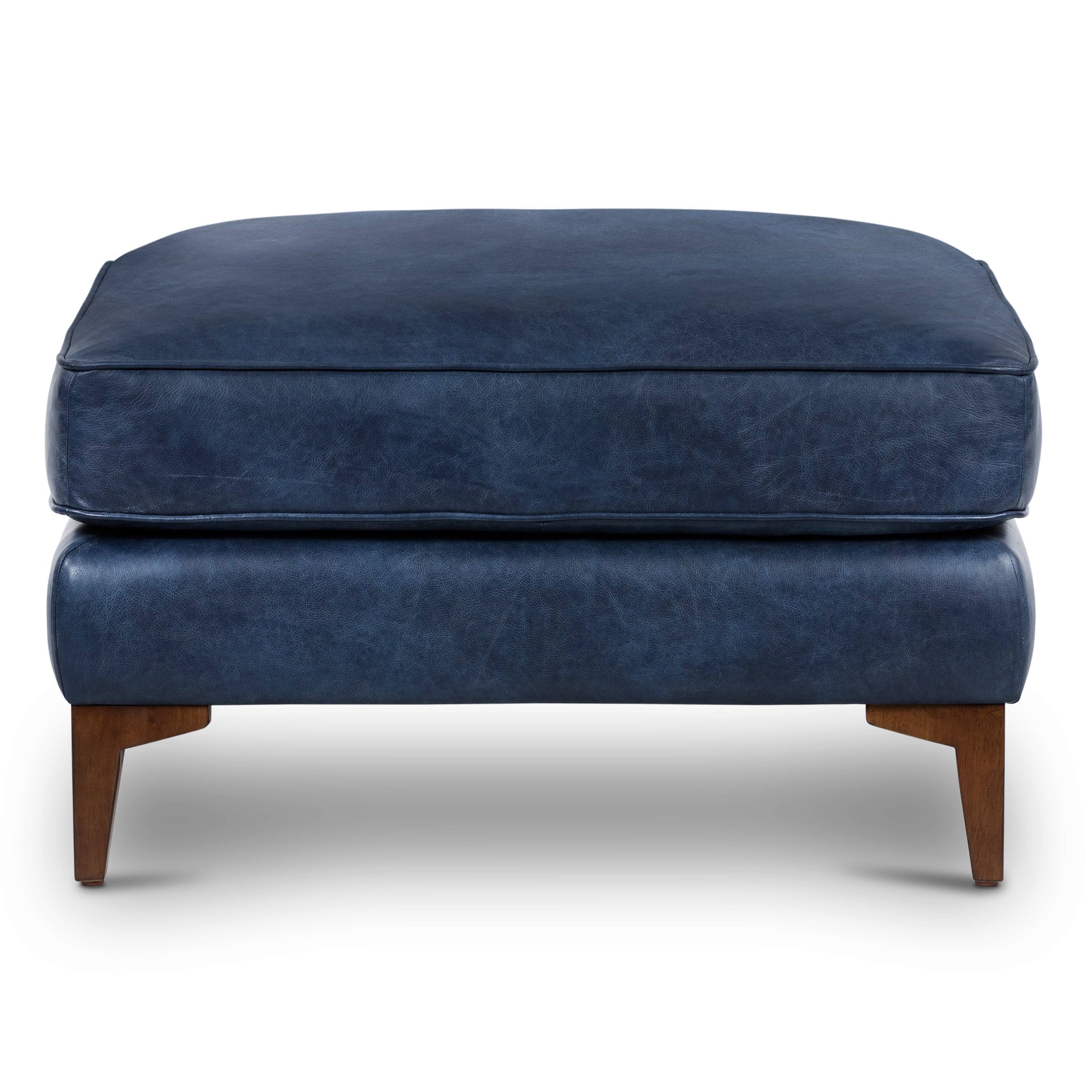 Cognac Tan Ottoman H854