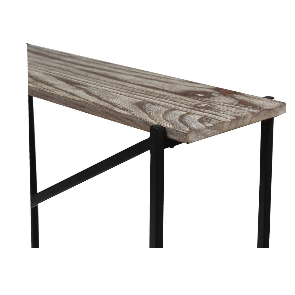 Gray Washed Solid Pine Console Table M35953