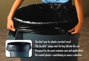 Black 1.5 mil Can Liner J26660