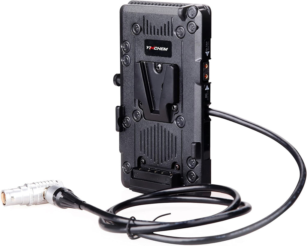 V-Mount Battery Adaptor Plate with D-tap Output and 6 Pin LEMO Connector M667