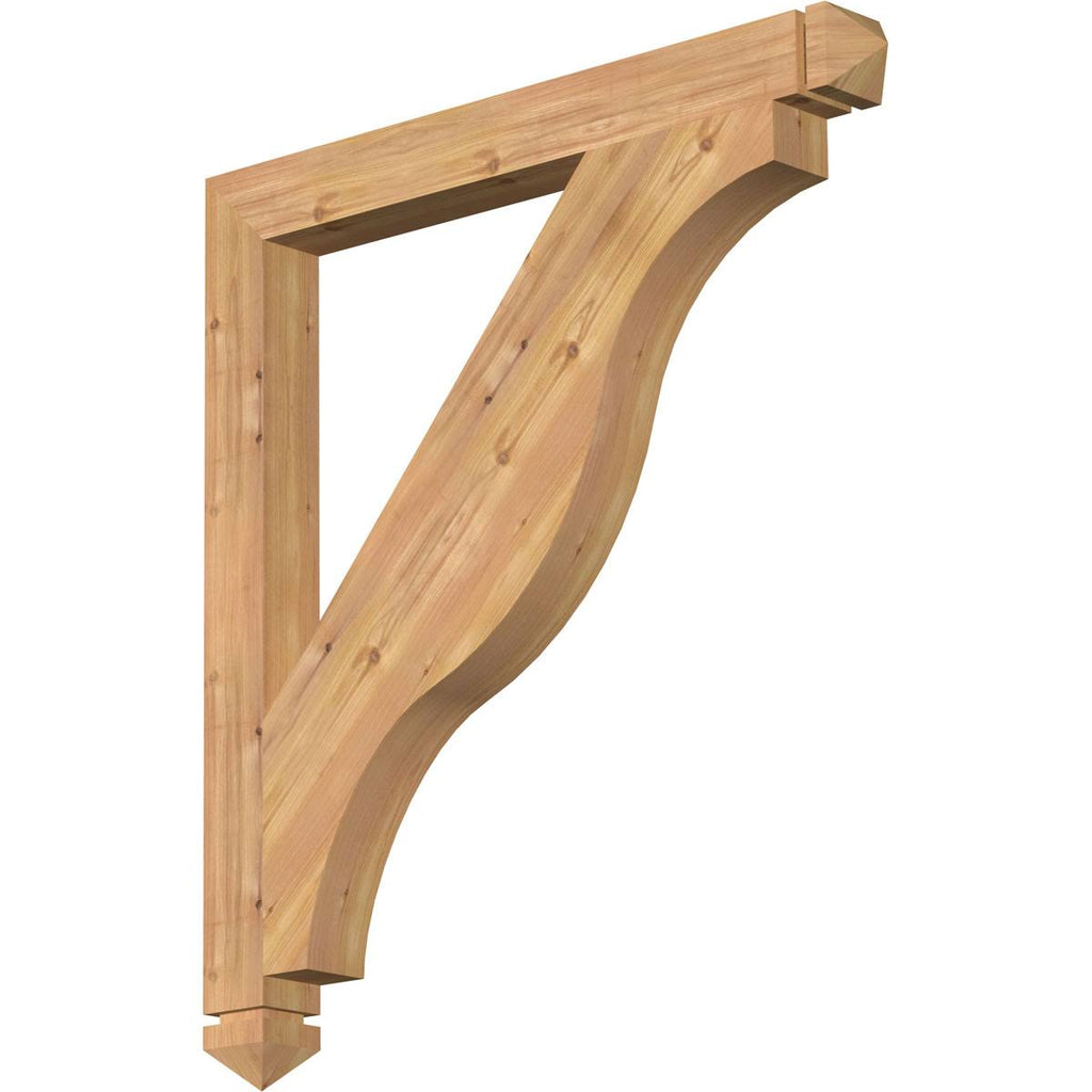 Western Red Cedar Smooth Bracket V610