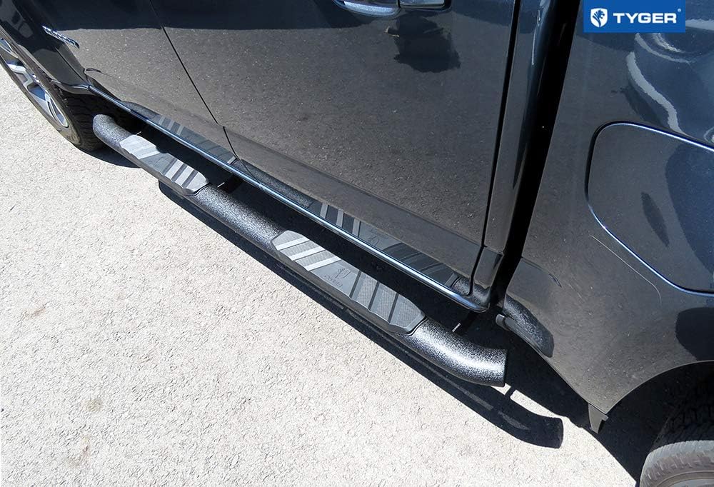Compatible with 2015-2022 Chevy Colorado / GMC Canyon Crew Cab 3.5 W Textured Black Side Steps F923069