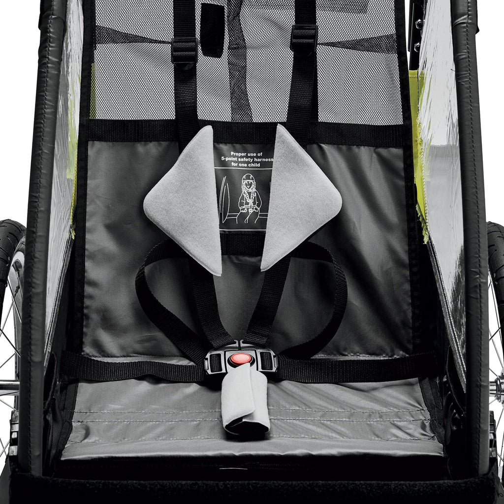 2-Child Bicycle Trailer and Stroller, Orange M477265