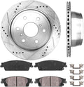 Premium D/S 6 Lug Brake Rotors + Ceramic Brake Pads + Hardware Q67994