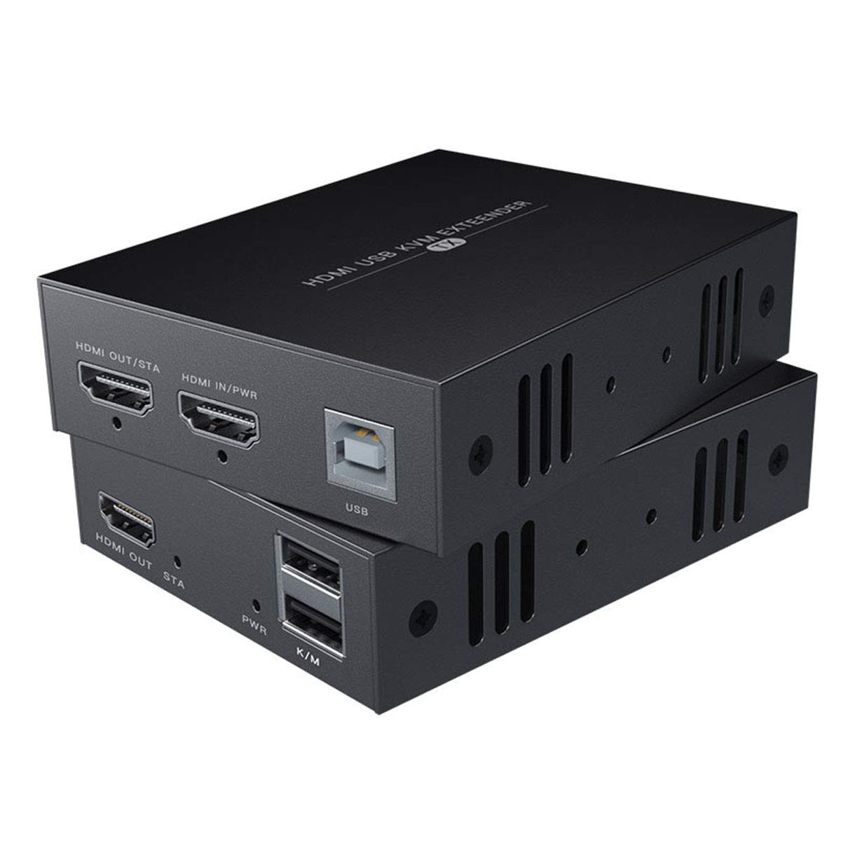 HDMI KVM USB Extender Transmit 1080p HD Video Over Cat5e/6 Ethernet Cable 50m (164ft) O132