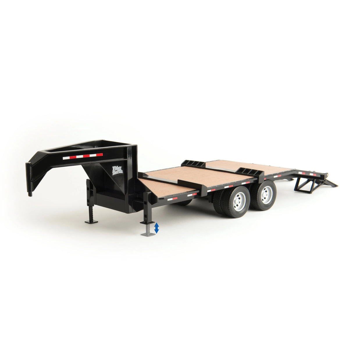 1:16 Scale Ram 3500 with Gooseneck Trailer and Case Construction SV280 Skid Steer I99584