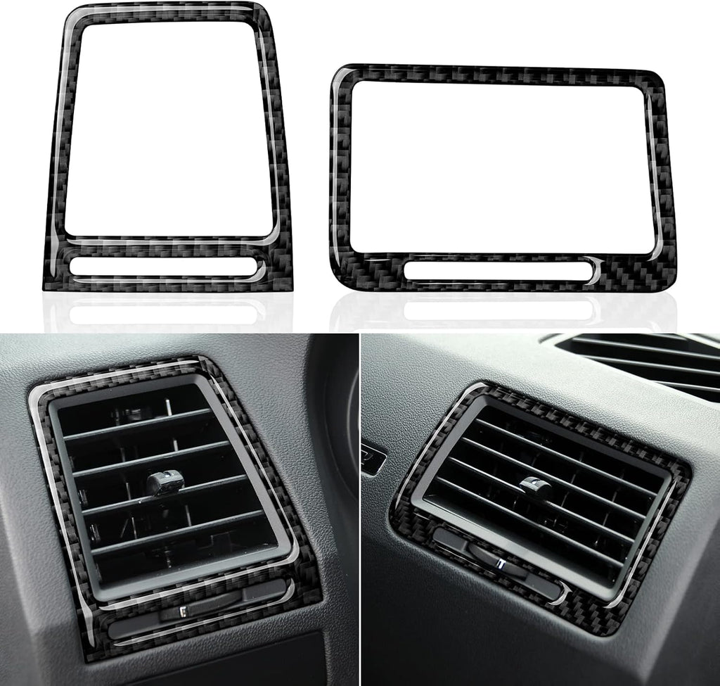 Carbon Fiber Headlight Switch Trim Sticker Decal V5894