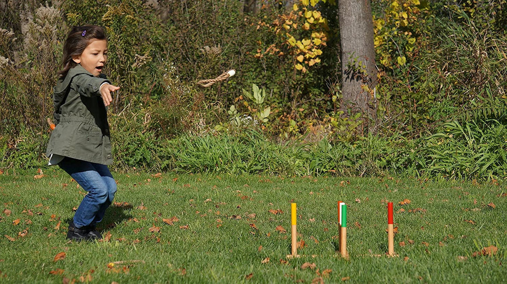 Ring Toss Game Set with Rope Tossing Rings Z283485
