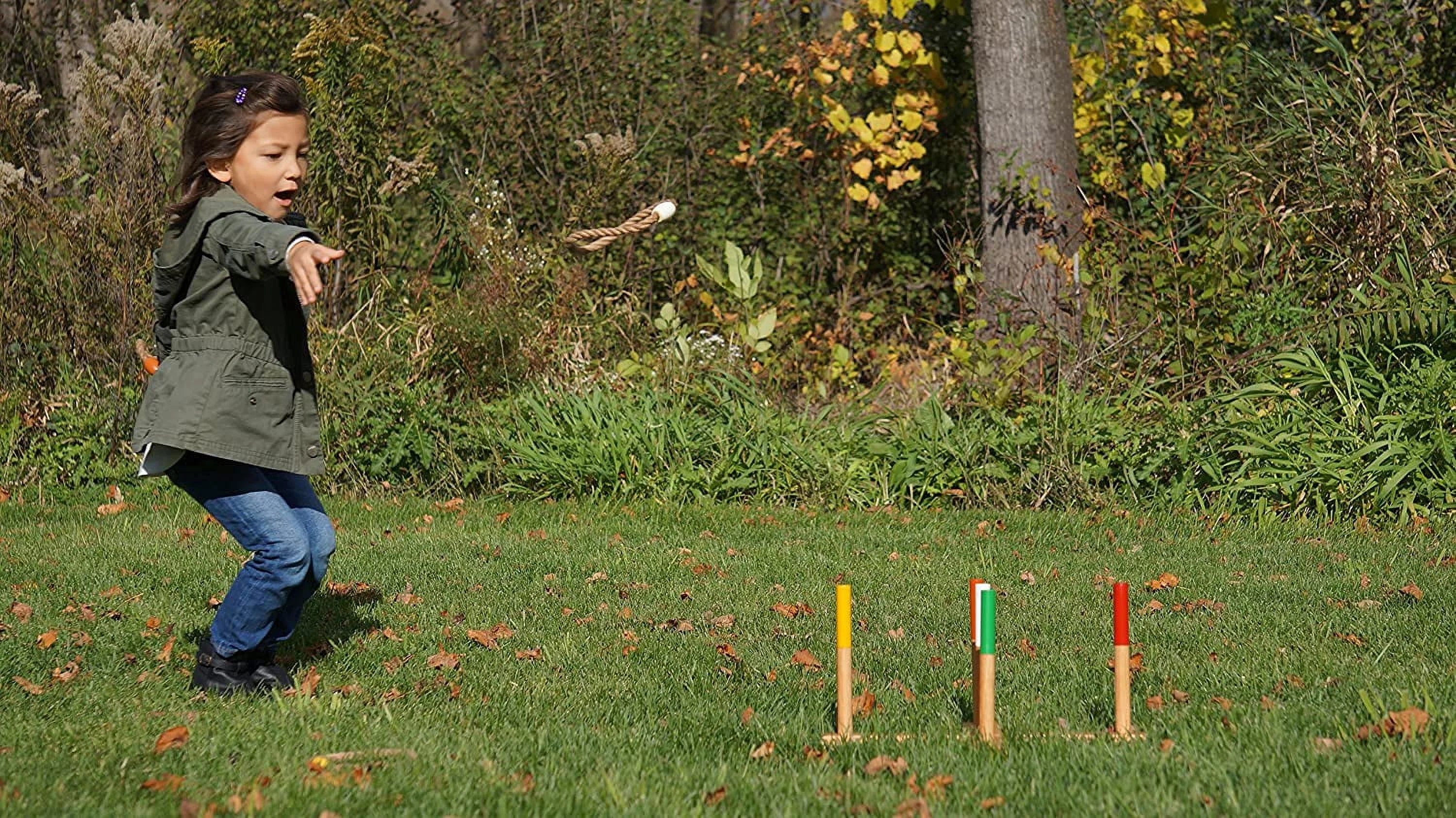 Ring Toss Game Set with Rope Tossing Rings Z283485