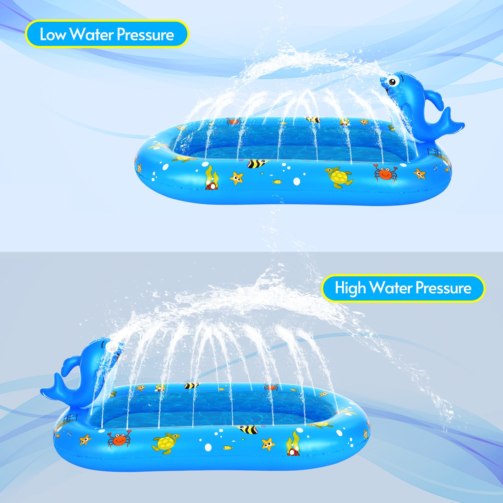 Inflatable Sprinkler Pool 170 * 101cm O297321