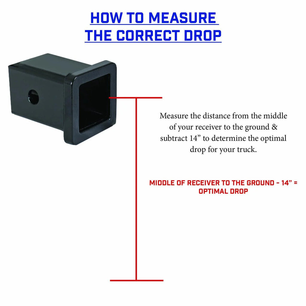 Adjustable 22.5" Drop Hitch with Dual-Ball, Stabilizer Kit for 2" Receiver G71068