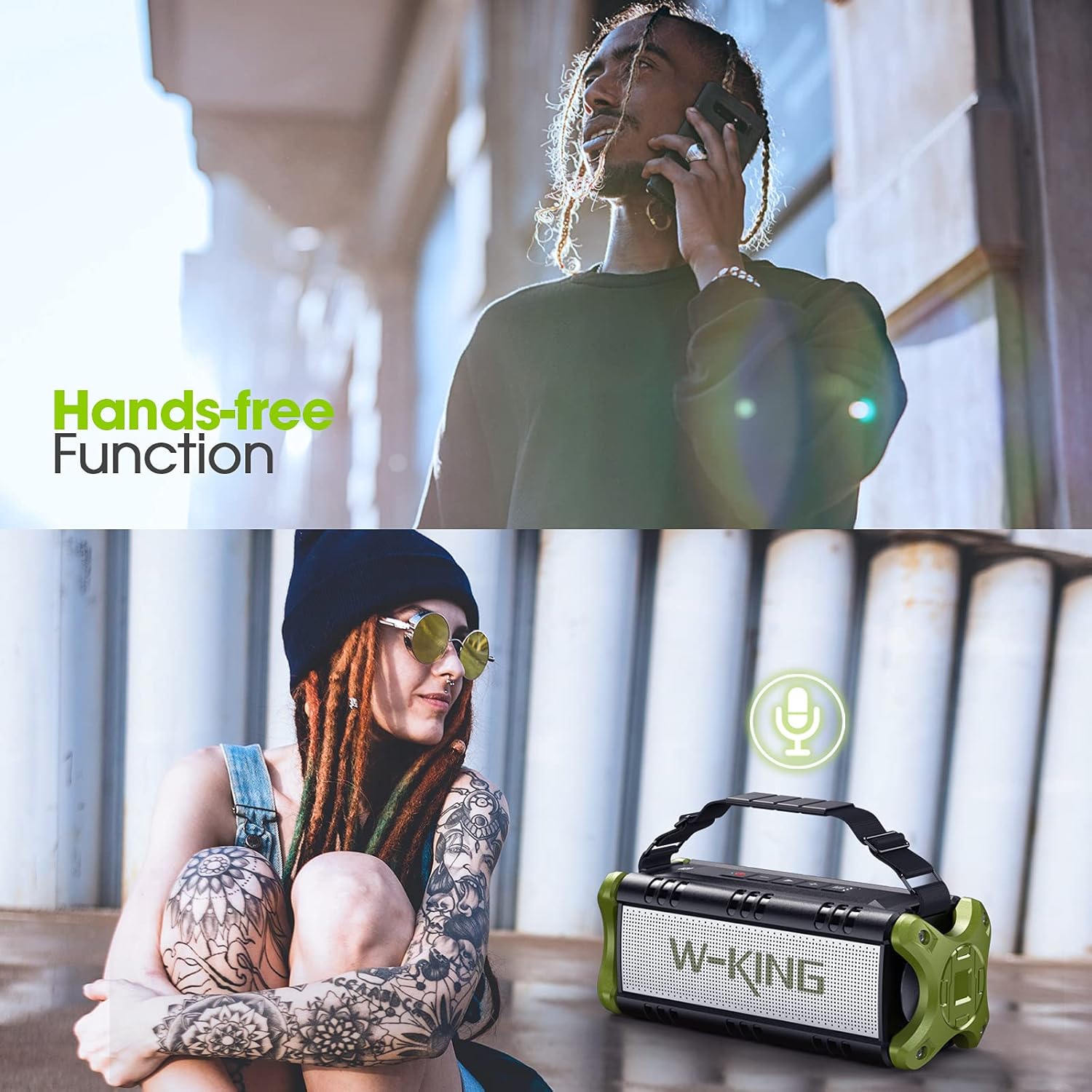 Portable Bluetooth Speaker with HD Stereo Sound F989