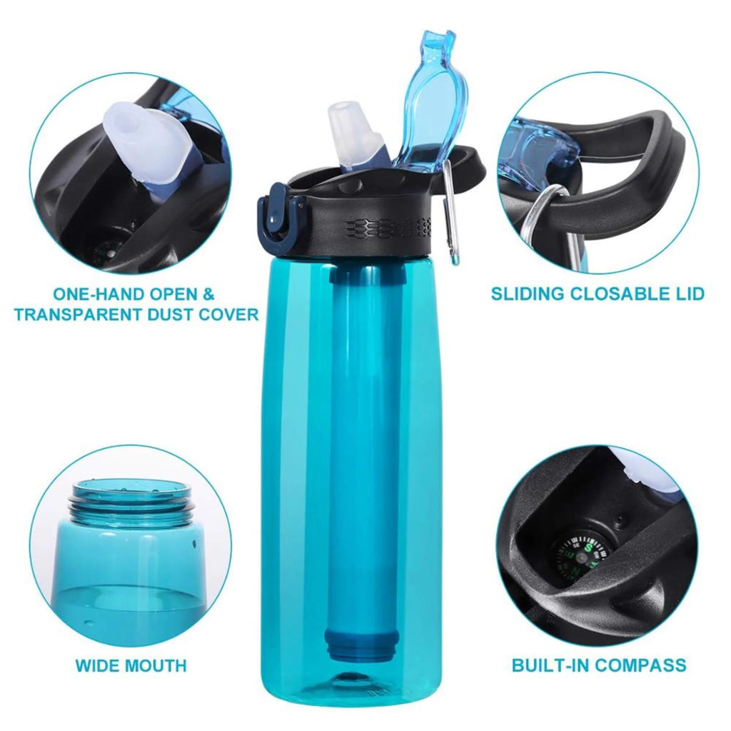 Black Filtered Water Cup E653