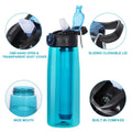 Black Filtered Water Cup E653