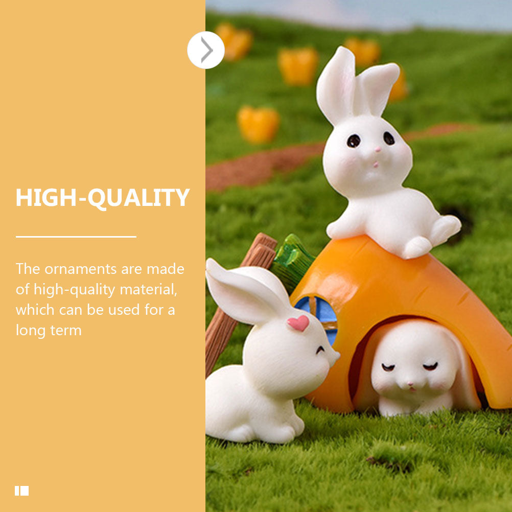 21 Pcs Terrarium Accessories Mini Figurines Forest Animal Figures Z66859