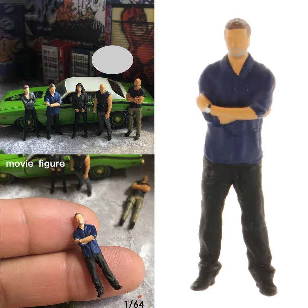 1:64 Hand Painted Miniature Building Model for Dollhouse I3050