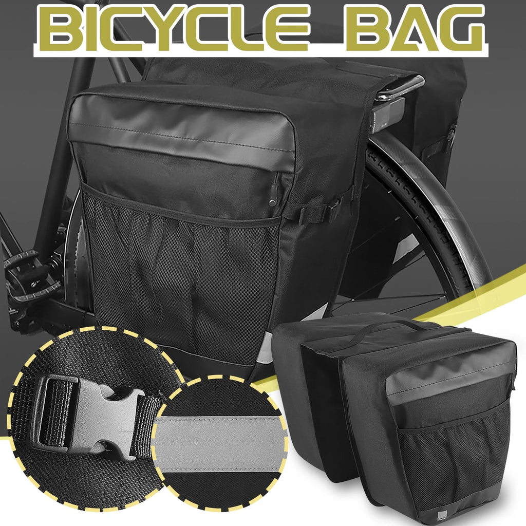 Waterproof Bicycle Rear Pannier Saddlebag H46932
