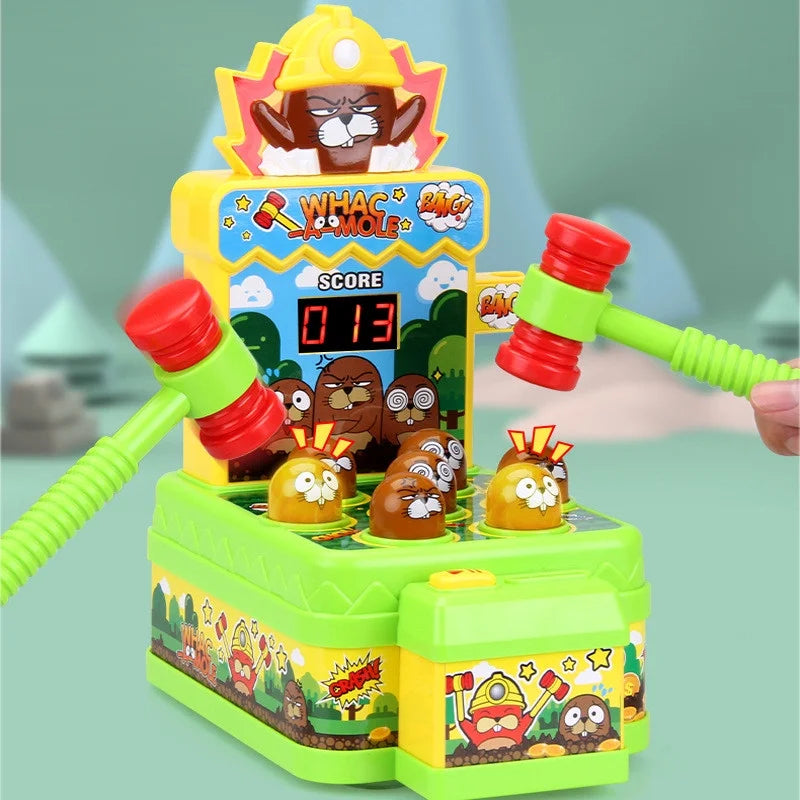 Mini Kids Electronic Arcade Game with 2 Hammers A151188
