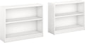 2 Shelf Bookcase Set of 2 in Royal Oak P8002