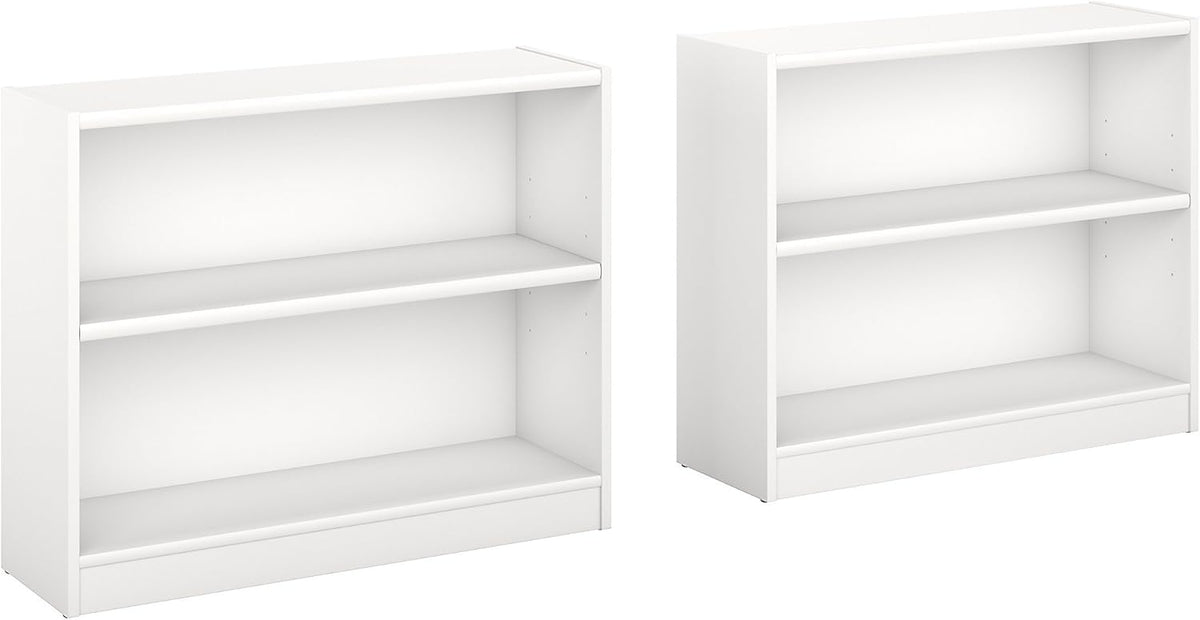 2 Shelf Bookcase Set of 2 in Royal Oak P8002
