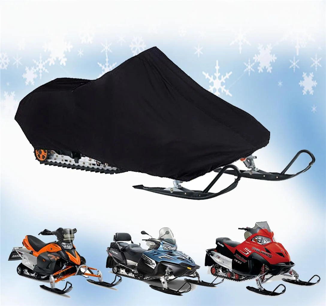 200 Denier All Black Snowmobile Cover J888