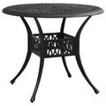 Black Cast Aluminum Garden Table B6917