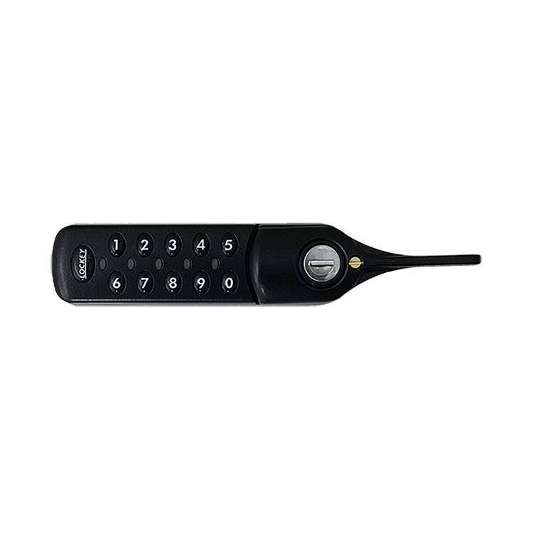 Digital Combination Cabinet & Locker Lock with Lever Handle, Silver F6657