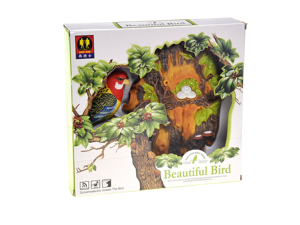 Wall Mount Dancing Bird Toy with Motion Sensor O811273