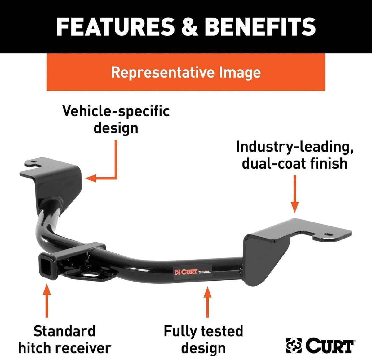 Class 1 Trailer Hitch with 1-1/4-Inch Receiver R884733