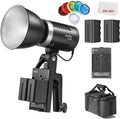 60W LED Light Portable with 2X Battery and Carry Bag D39922