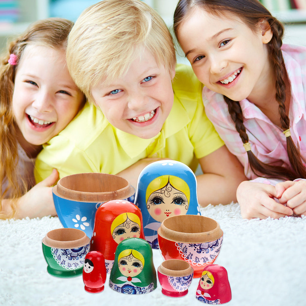 Matryoshka Doll Toy Nested Doll Hand-paint Doll M761602