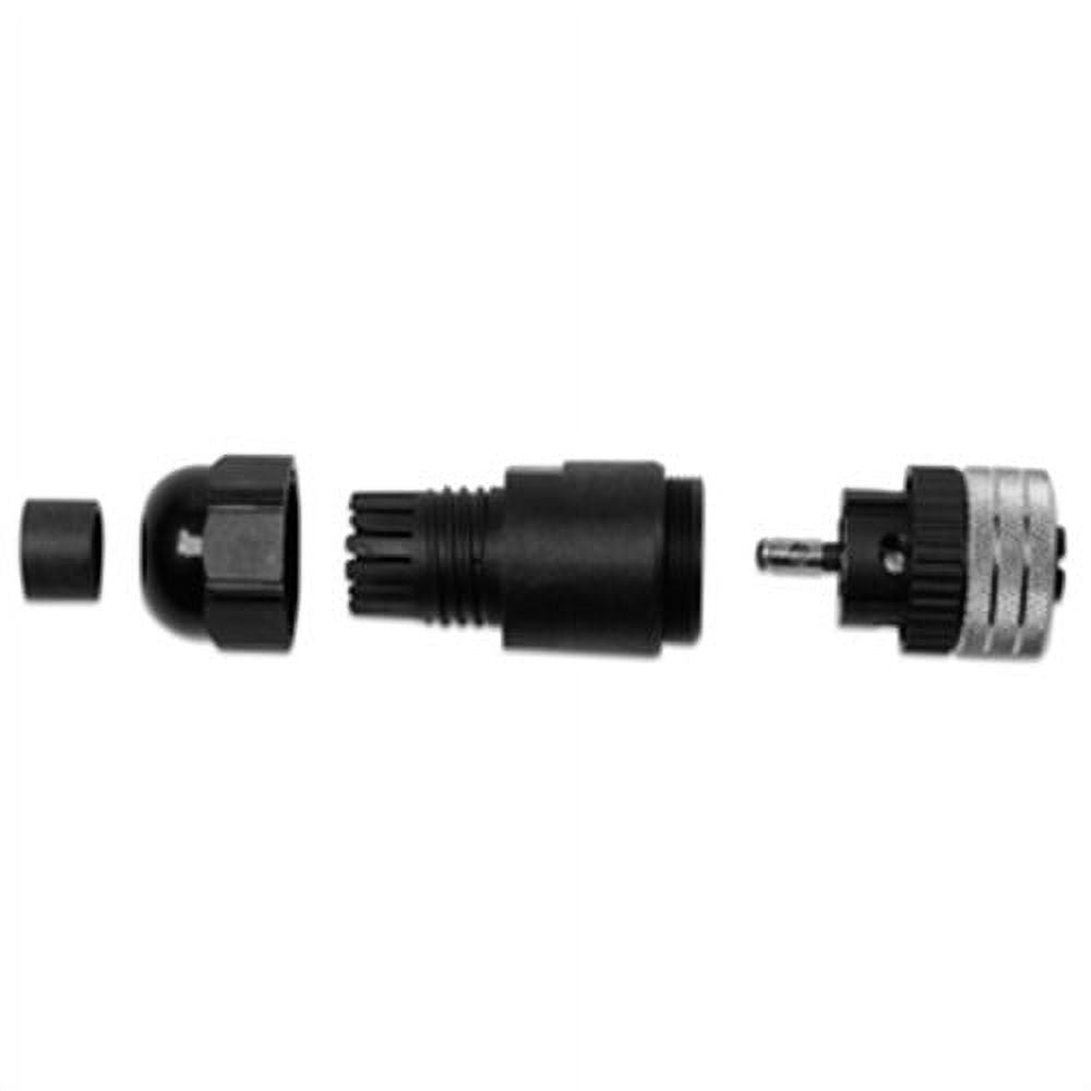 Black and Metallic Silver Outdoor NMEA 2000 Female Field Installable Connector V73059