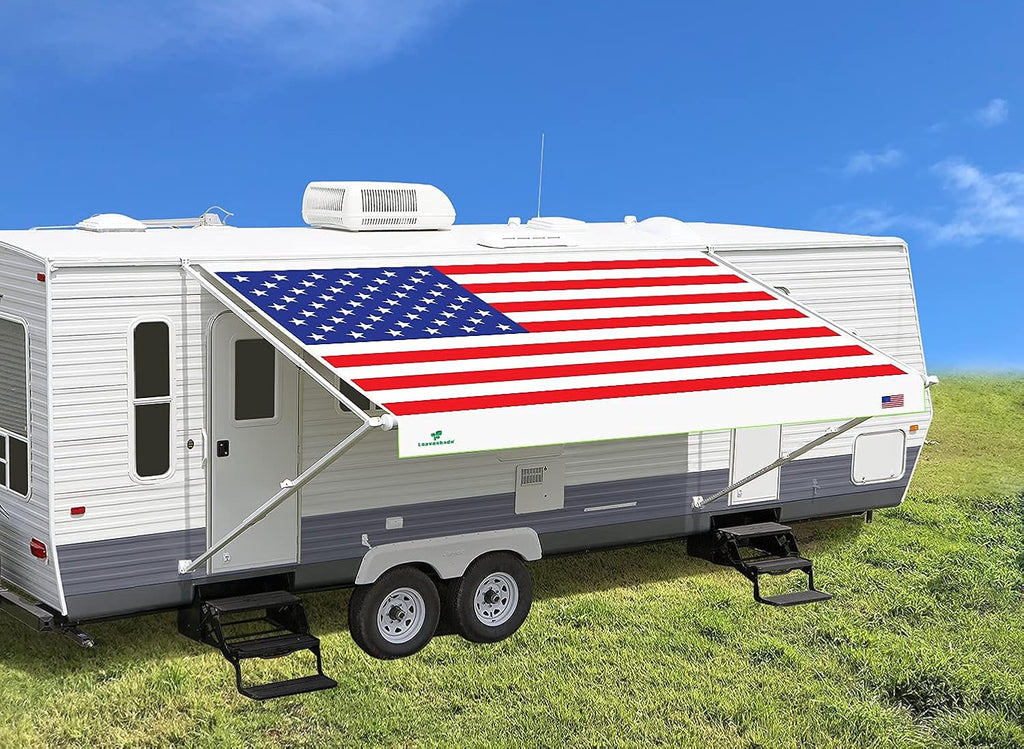 Green Fade RV Awning Fabric Replacement 19'3'' E117623
