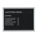 Black Felt Message Center Board G149819