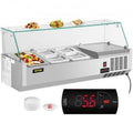 Refrigerated Condiment Prep Station Sandwich Table with Pans Y611956