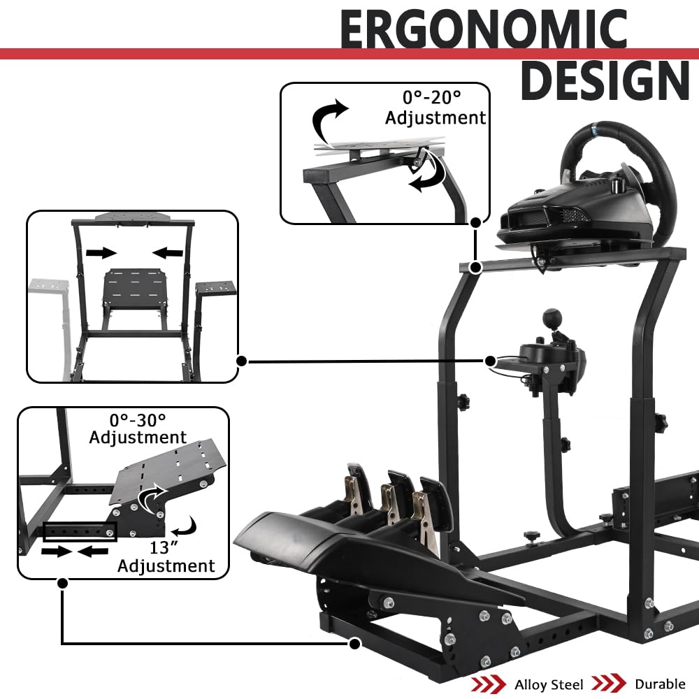 Racing Simulator Cockpit Wheel Stand Z368414