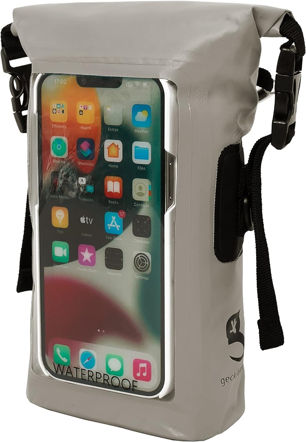 Waterproof Phone Tote Dry Bag Case, Grey V1993