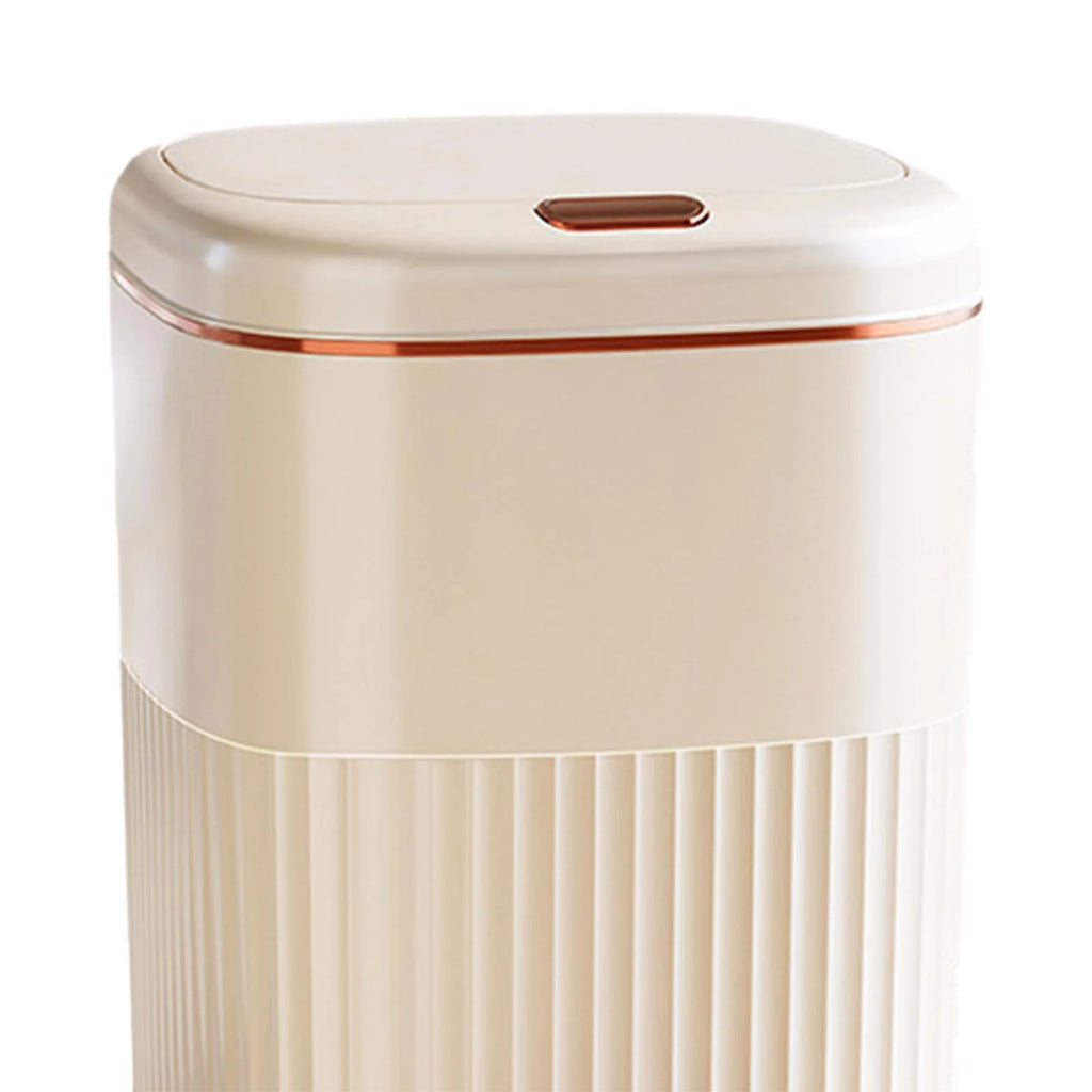 White Aureate 8L Step Trash Can T540885