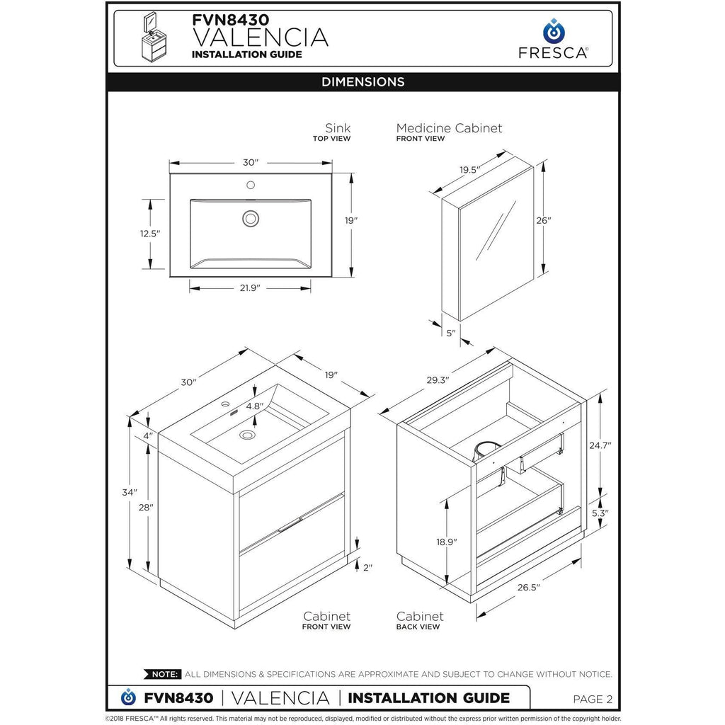 Glossy White Free Standing Bathroom Cabinet Z5675