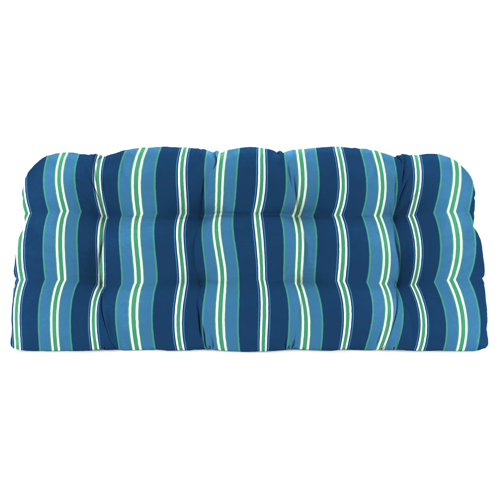 3-Piece Tufted Outdoor Cushion Set with Wicker Bench Cushion and 2 Wicker Seat Cushions X502646